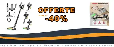 Aspirapolvere G26 senza fili 45KPA - Aspirazione Potente 60 Minuti