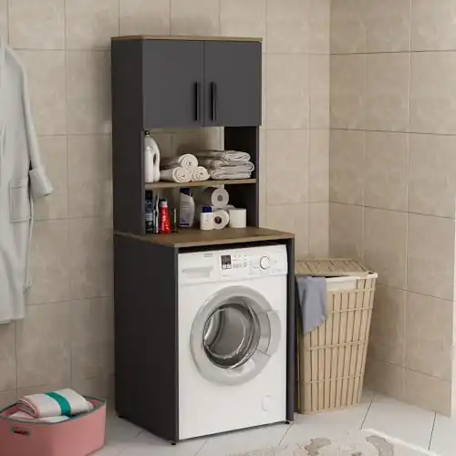 Cabinet Lavatrice Anthracite 65x60cm - Dettaglio