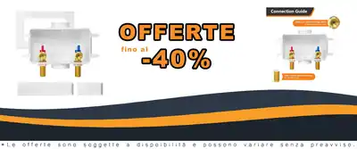 HeSun Scatola Uscita Lavatrice Sudore x Rondella Pex 3/4 Pollici