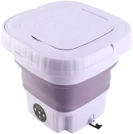 lavelatrice portatile qcwwy mini con capacità di 11 litri e sistema di scarico per dormitori camper appartamenti