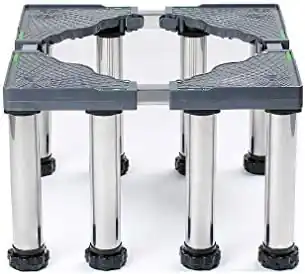 base di lavatrice adattabile per sosteggiare elettrodomestici da 45 a 70 cm, con base regolabile per assemblaggio facile