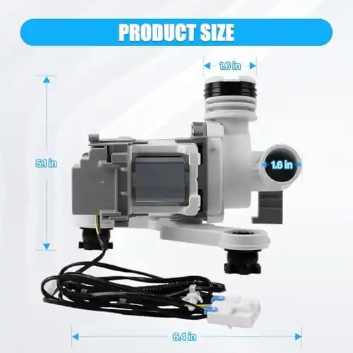 Pompa di scarico per lavatrice Samsung - Ricambio compatibile DC97 - Dettaglio