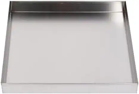 qui è il testo alt text:

tavola di raccolta acqua in acciaio inox per lavatrice con scudo d'acqua da 60x60x5cm senza fori