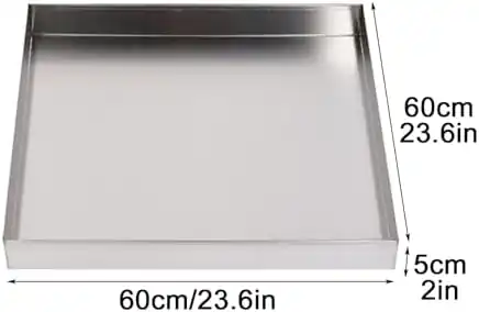 Stainless Steel Lavastoviglie Pieghevole 60x60x5 cm - Dettaglio