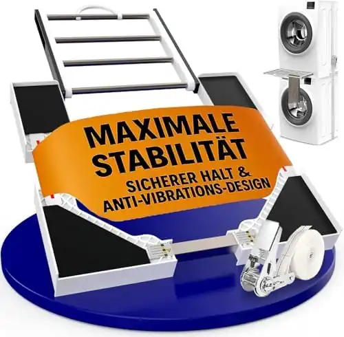 telaio intermedio per lavatrice e asciugatrice con portasciugamani estraibile