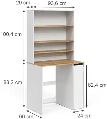 Vicco Viktor Lavatrice Credenza Bianca Spazio Risparmiato - Dettaglio