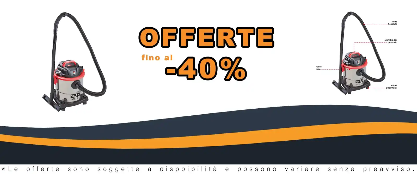 Aspirapolvere Valex Apl1221 antipolvere antiscaglie