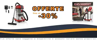 Vacuum Industriale VAC3300 - Aspiratore Secco con Tanke da 30L